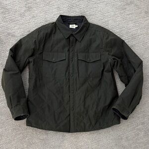 Flint and Tinder Quilted Waxed Shirt Jacket Sz L